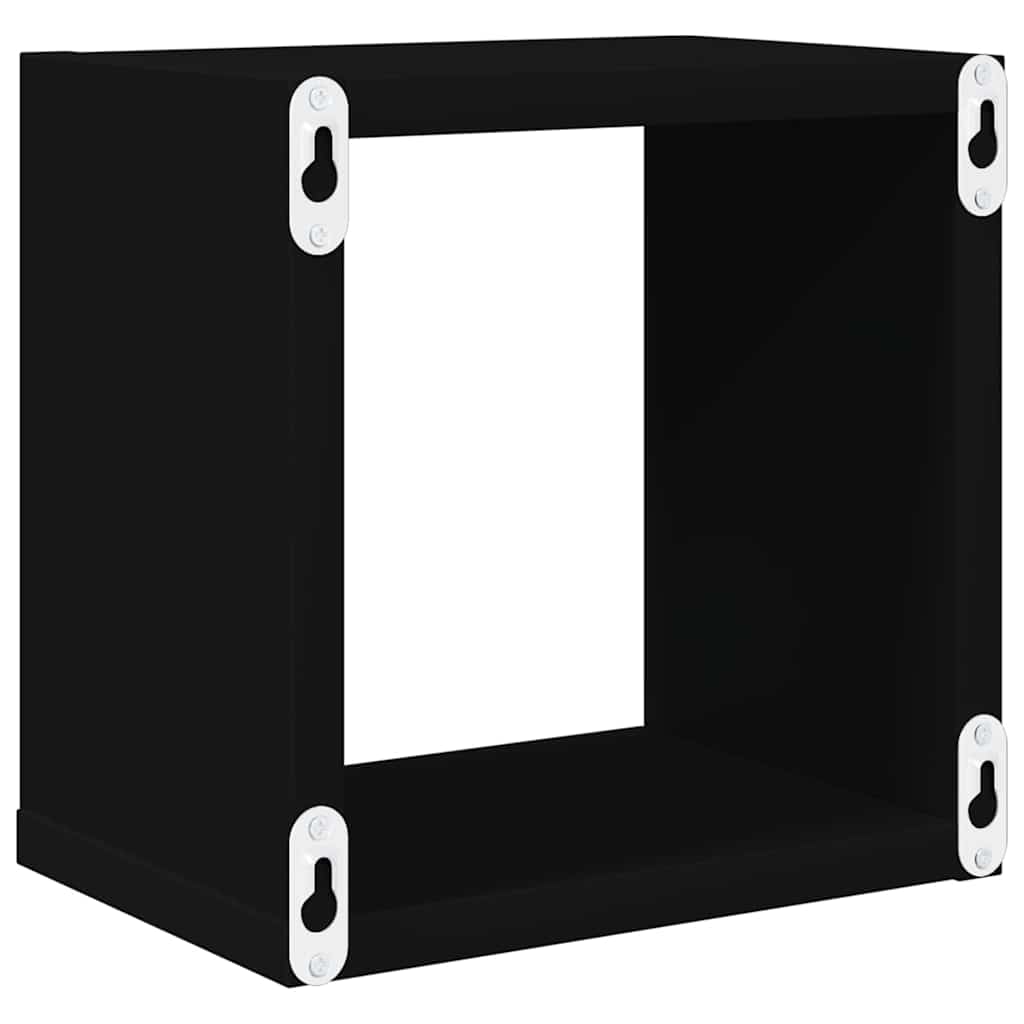 vidaXL Würfelregale 6 Stk. Schwarz 22x15x22 cm