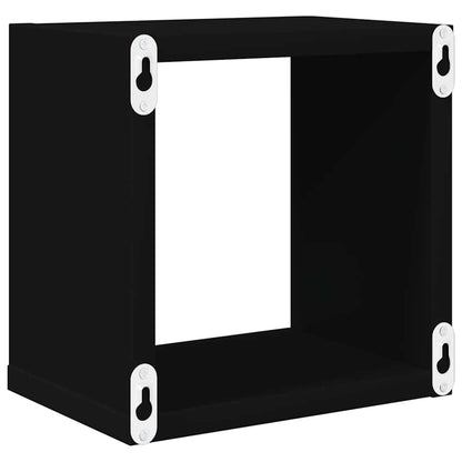 vidaXL Würfelregale 6 Stk. Schwarz 22x15x22 cm