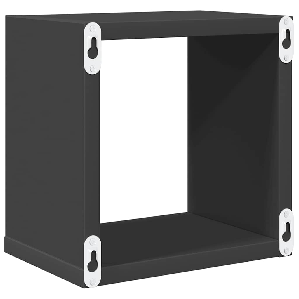 vidaXL Würfelregale 4 Stk. Grau 22x15x22 cm