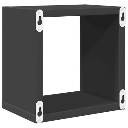 vidaXL Würfelregale 4 Stk. Grau 22x15x22 cm