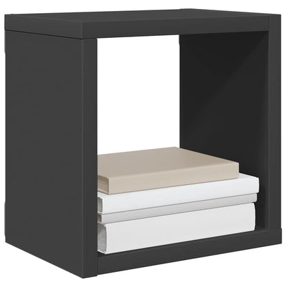 vidaXL Étagères cubes 6 pcs Gris 22x15x22 cm