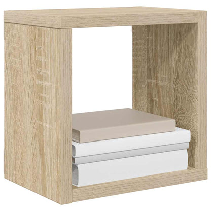 vidaXL Étagères cubes 4 pcs Chêne Sonoma 22x15x22 cm