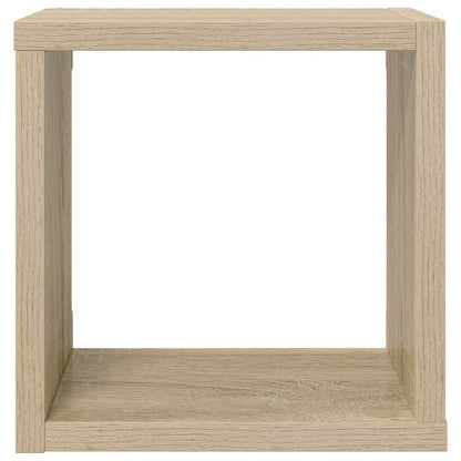 vidaXL Étagères cubes 4 pcs Chêne Sonoma 22x15x22 cm
