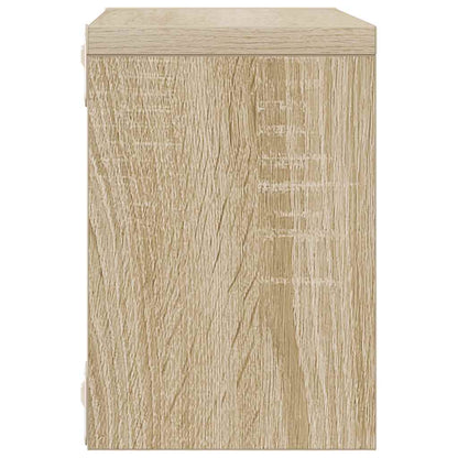 vidaXL Étagères cubes 4 pcs Chêne Sonoma 22x15x22 cm