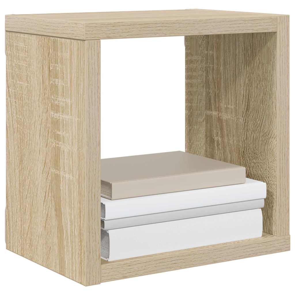 vidaXL Étagères cubes 6 pcs Chêne Sonoma 22x15x22 cm