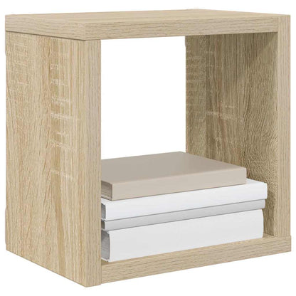 vidaXL Étagères cubes 6 pcs Chêne Sonoma 22x15x22 cm