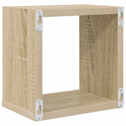 vidaXL Étagères cubes 6 pcs Chêne Sonoma 22x15x22 cm