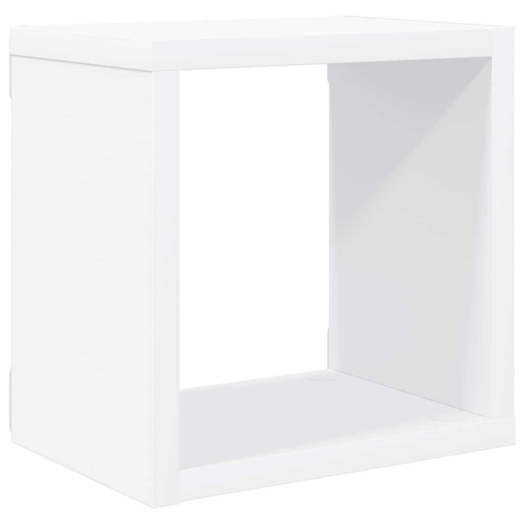 vidaXL Würfelregale 6 Stk. Weiß und Sonoma-Eiche 22x15x22 cm