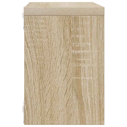 vidaXL Würfelregale 6 Stk. Weiß und Sonoma-Eiche 22x15x22 cm