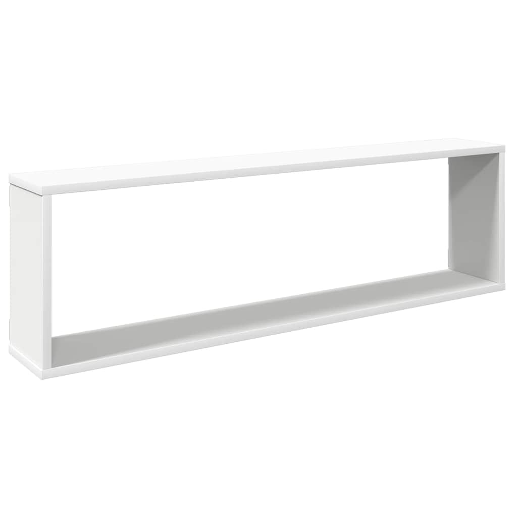 vidaXL Étagères cubes 4 pcs Blanc 100x15x30 cm Bois d'ingénierie
