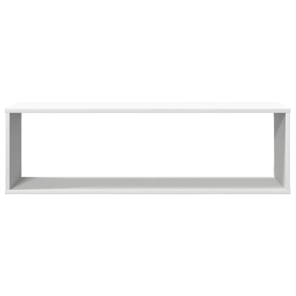 vidaXL Étagères cubes 4 pcs Blanc 100x15x30 cm Bois d'ingénierie
