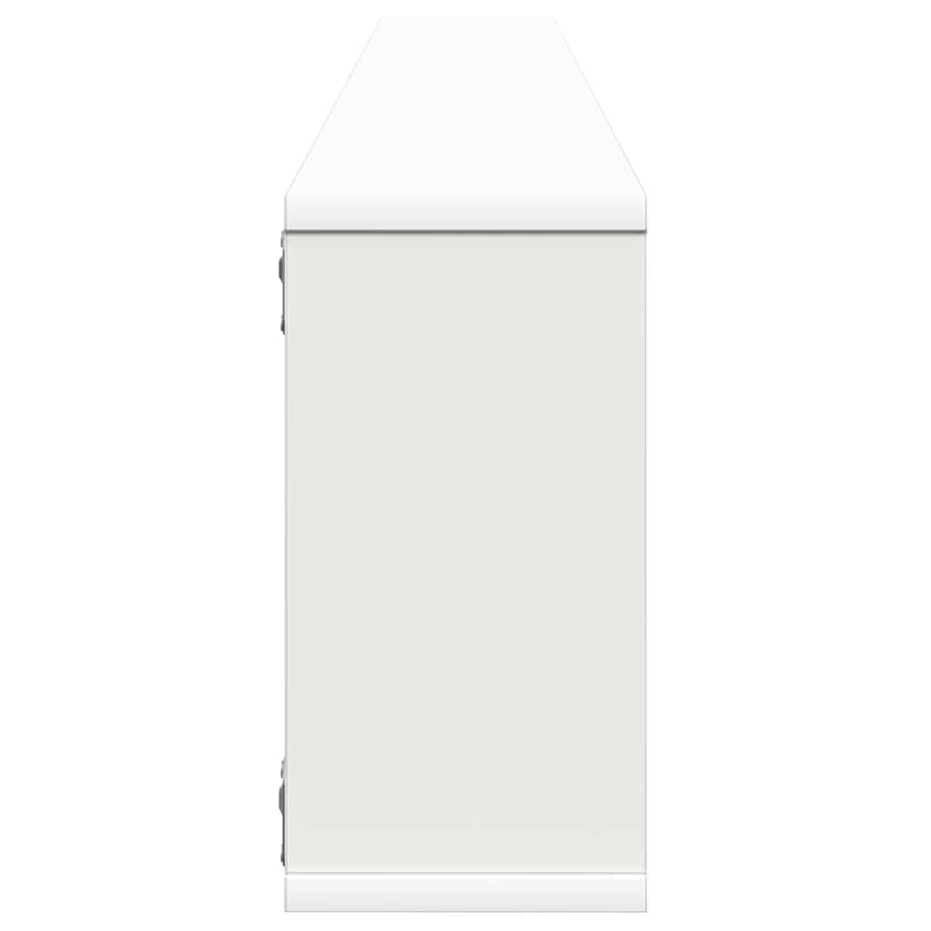 vidaXL Étagères cubes 4 pcs Blanc 100x15x30 cm Bois d'ingénierie