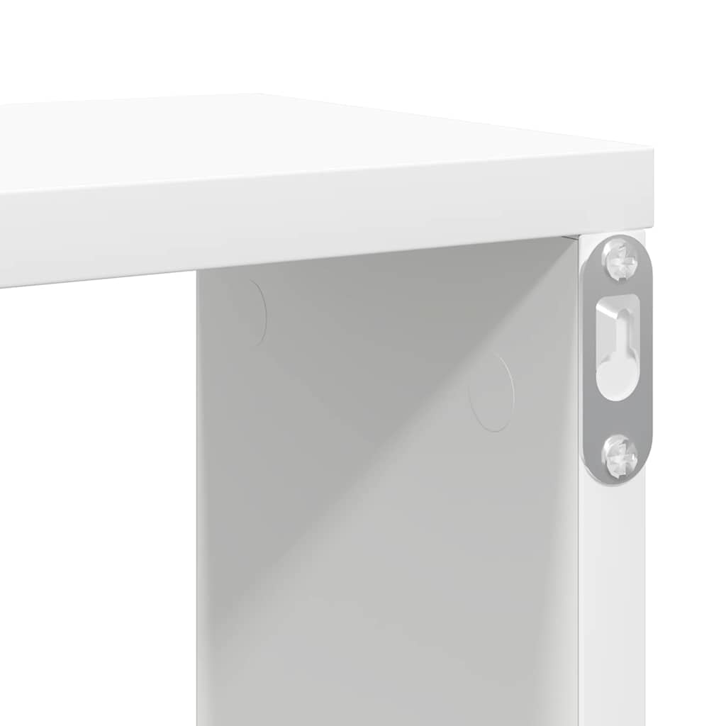 vidaXL Étagères cubes 4 pcs Blanc 100x15x30 cm Bois d'ingénierie
