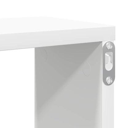 vidaXL Étagères cubes 4 pcs Blanc 100x15x30 cm Bois d'ingénierie