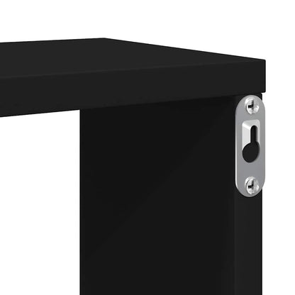vidaXL Étagères cubes 4 pcs Noir 100x15x30 cm Bois d'ingénierie