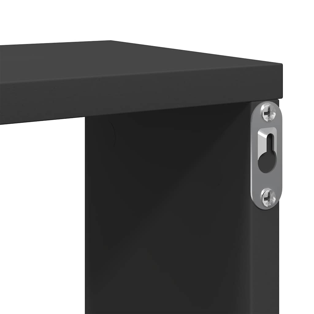 vidaXL Étagères cubes 2 pcs Gris 100x15x30 cm Bois d'ingénierie