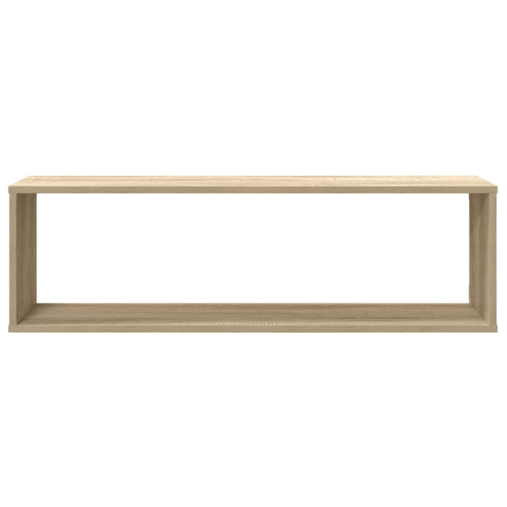 vidaXL Étagères cubes 2 pcs Chêne sonoma 100x15x30 cm Bois d'ingénierie