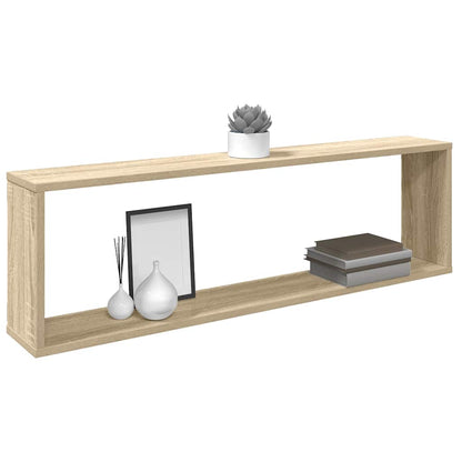 vidaXL Étagères cubes 4 pcs Chêne Sonoma 100x15x30 cm Bois d'ingénierie