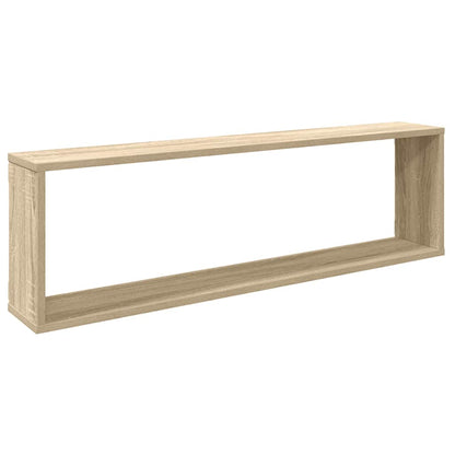 vidaXL Étagères cubes 4 pcs Chêne Sonoma 100x15x30 cm Bois d'ingénierie