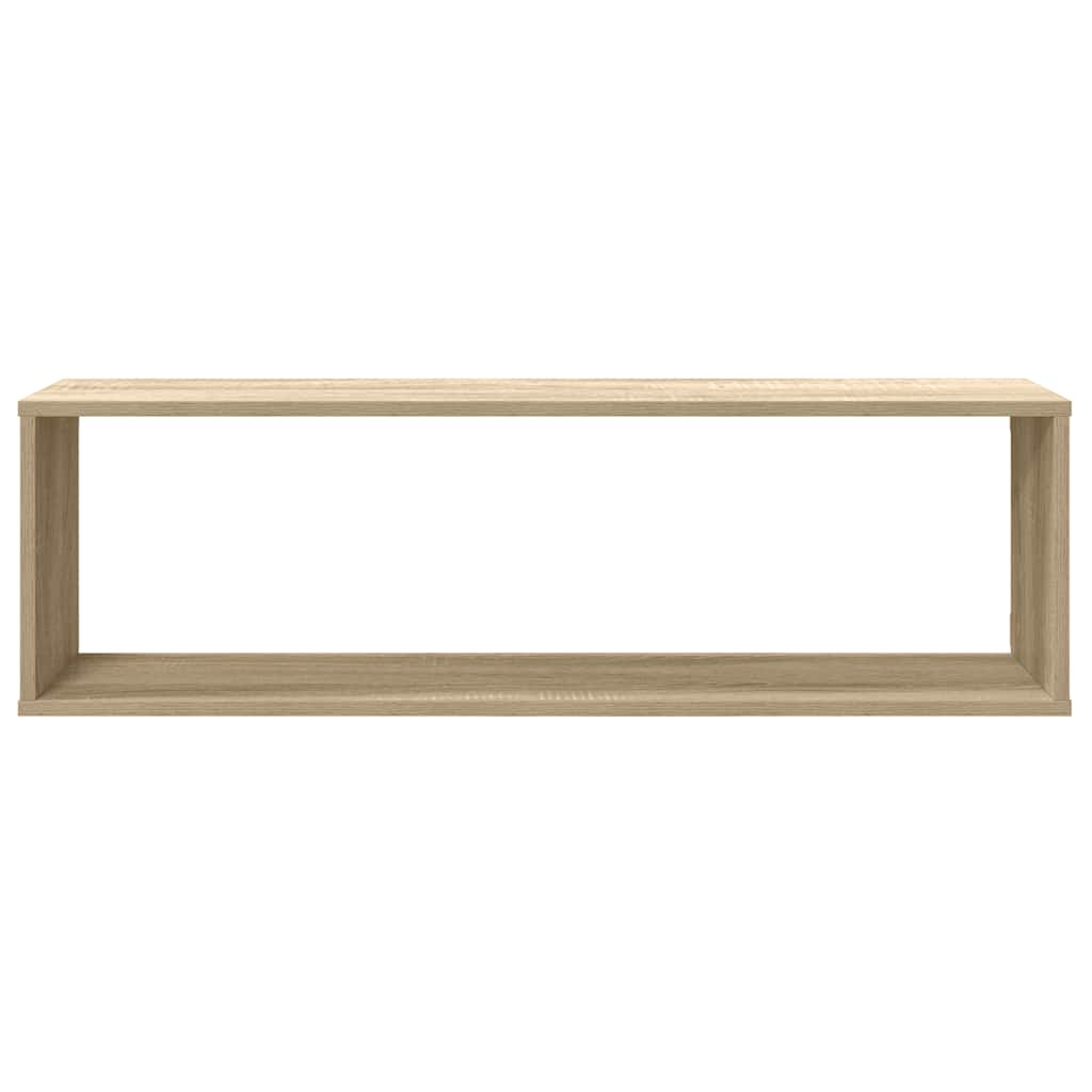 vidaXL Étagères cubes 4 pcs Chêne Sonoma 100x15x30 cm Bois d'ingénierie