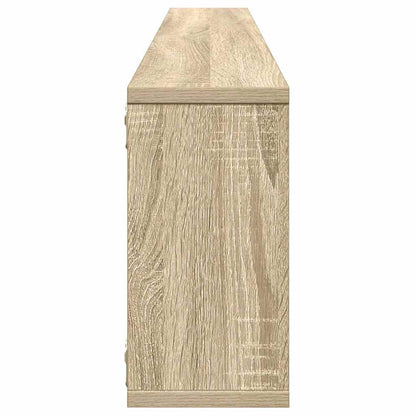 vidaXL Étagères cubes 4 pcs Chêne Sonoma 100x15x30 cm Bois d'ingénierie