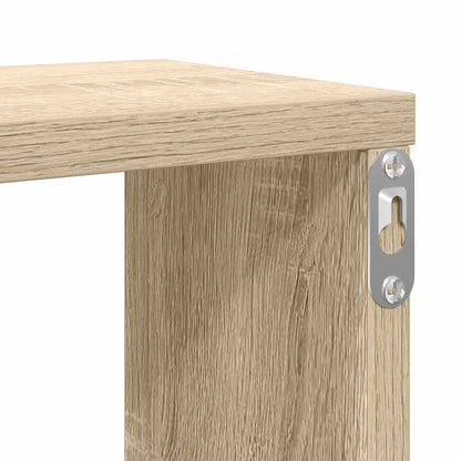 vidaXL Étagères cubes 4 pcs Chêne Sonoma 100x15x30 cm Bois d'ingénierie