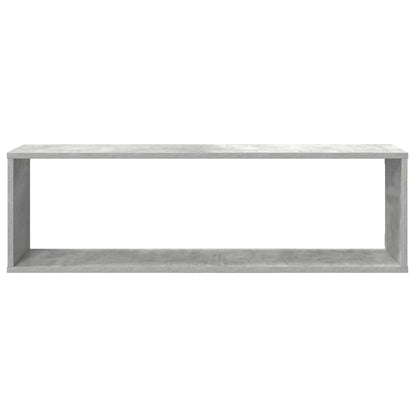 vidaXL Würfelregale 4 Stk. Betongrau 100x15x30 cm Holzwerkstoff