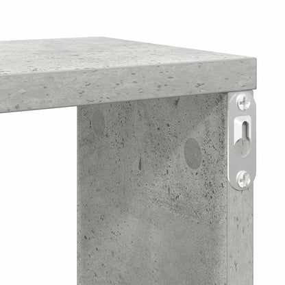 vidaXL Würfelregale 4 Stk. Betongrau 100x15x30 cm Holzwerkstoff