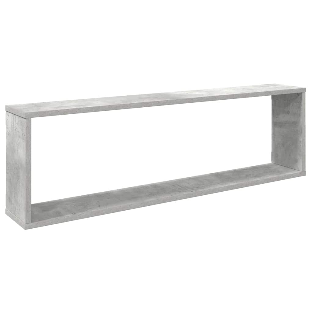 vidaXL Würfelregale 6 Stk. Betongrau 100x15x30 cm Holzwerkstoff