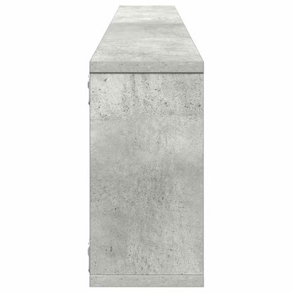 vidaXL Würfelregale 6 Stk. Betongrau 100x15x30 cm Holzwerkstoff