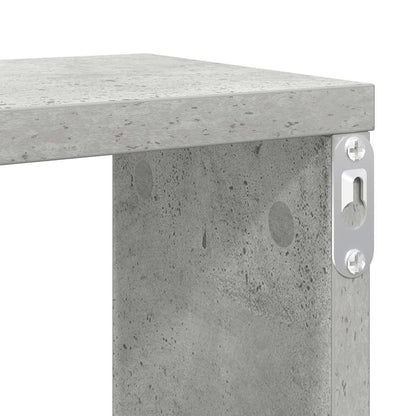 vidaXL Würfelregale 6 Stk. Betongrau 100x15x30 cm Holzwerkstoff