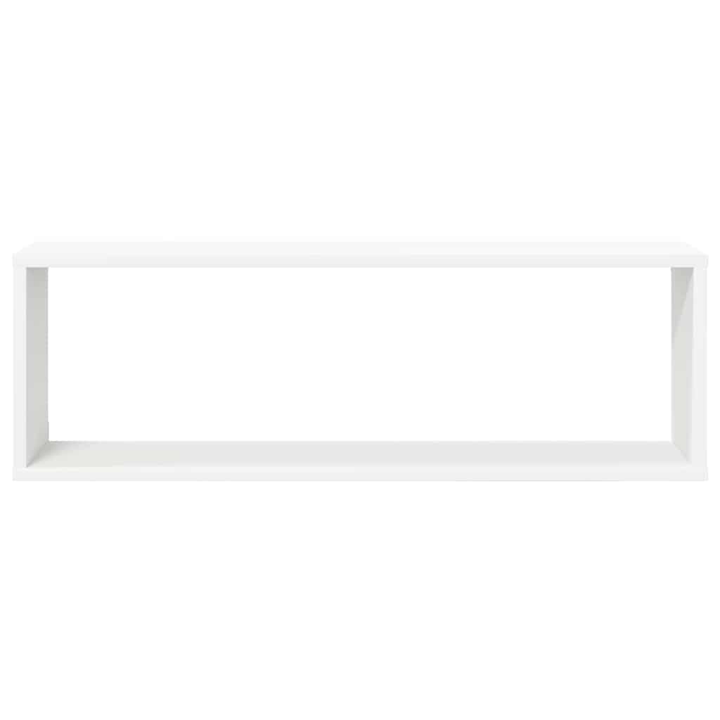 vidaXL Würfelregale 2 Stk. Weiß 80x15x26,5 cm Holzwerkstoff