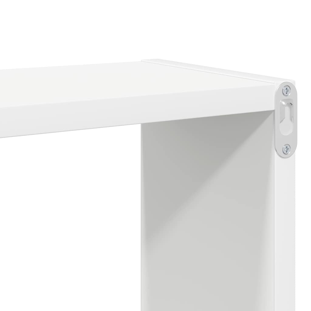 vidaXL Würfelregale 2 Stk. Weiß 80x15x26,5 cm Holzwerkstoff