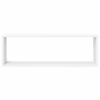 vidaXL Würfelregale 4 Stk. Weiß 80x15x26,5 cm Holzwerkstoff