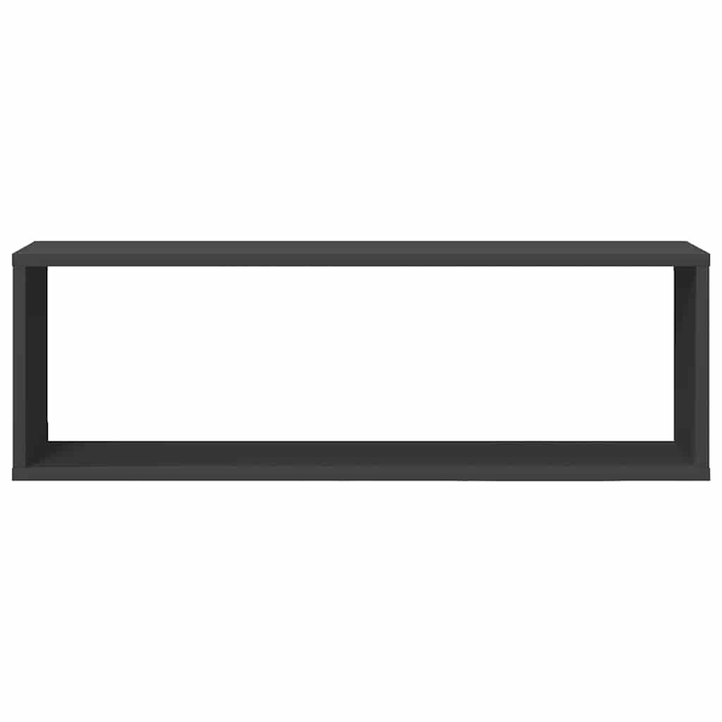 vidaXL Étagères cubes 6 pcs Gris 80x15x26,5 cm Bois d'ingénierie