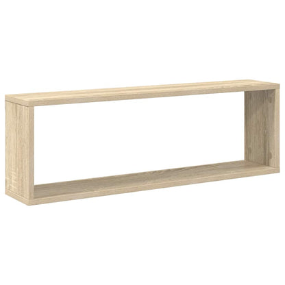 vidaXL Étagères cubes 4 pcs Chêne Sonoma 80x15x26,5 cm Bois d'ingénierie