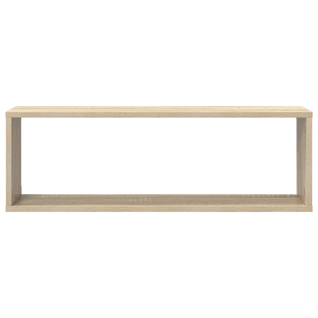 vidaXL Étagères cubes 4 pcs Chêne Sonoma 80x15x26,5 cm Bois d'ingénierie