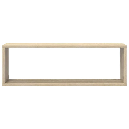vidaXL Étagères cubes 4 pcs Chêne Sonoma 80x15x26,5 cm Bois d'ingénierie