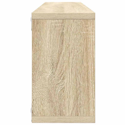 vidaXL Étagères cubes 4 pcs Chêne Sonoma 80x15x26,5 cm Bois d'ingénierie