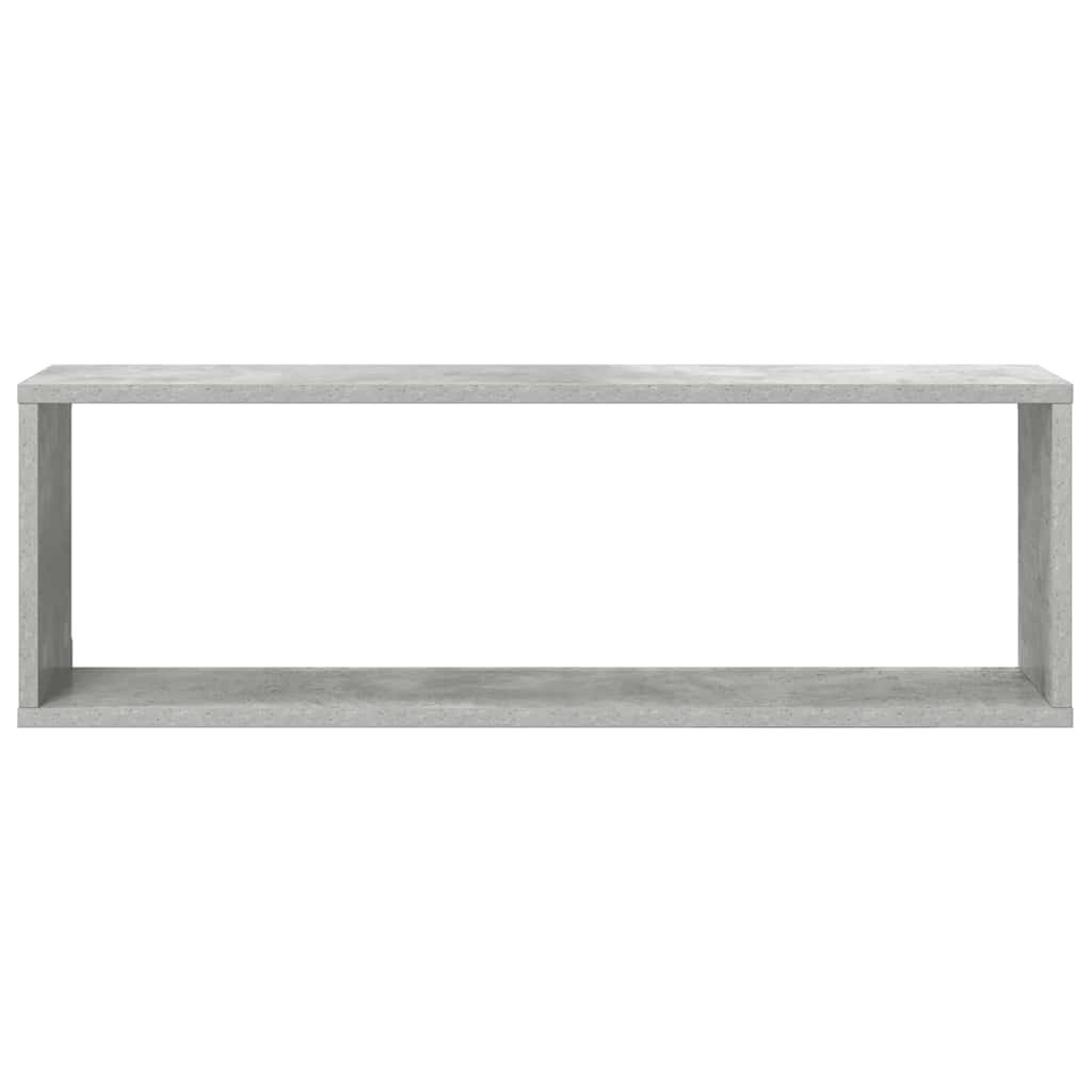 vidaXL Étagères cubes 6 pcs Gris béton 80x15x26,5 cm Bois d'ingénierie