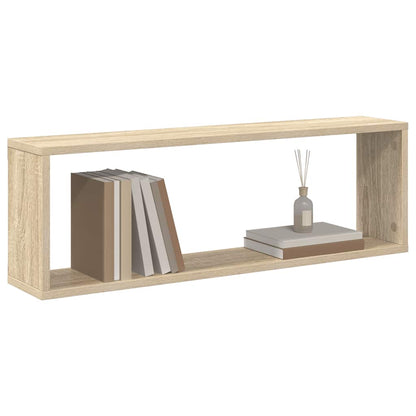 vidaXL Étagères cubes 6 pcs Blanc Chêne Sonoma 80x15x26,5cm Bois d'ingénierie