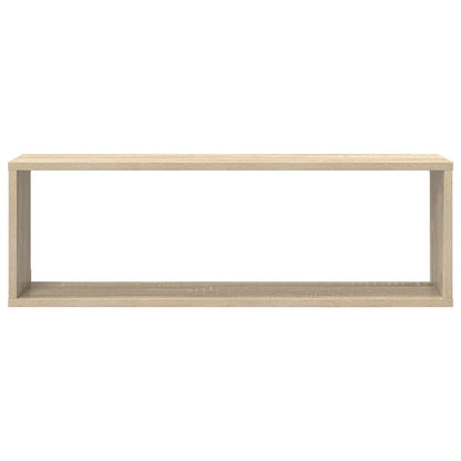 vidaXL Étagères cubes 6 pcs Blanc Chêne Sonoma 80x15x26,5cm Bois d'ingénierie