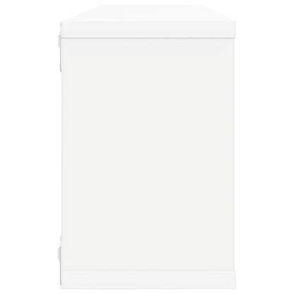 vidaXL Étagères cubes 2 pcs Blanc 60x15x23 cm Bois d'ingénierie