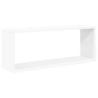 vidaXL Étagères cubes 4 pcs Blanc 60x15x23 cm Bois d'ingénierie
