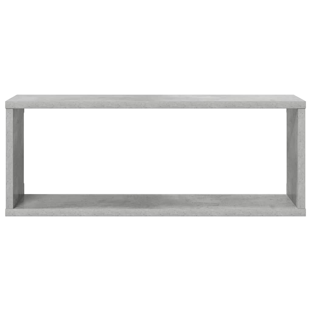 vidaXL Étagères cubes 4 pcs Gris béton 60x15x23 cm Bois d'ingénierie