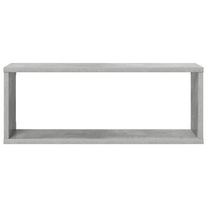 vidaXL Étagères cubes 4 pcs Gris béton 60x15x23 cm Bois d'ingénierie
