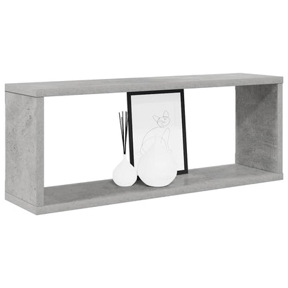 vidaXL Étagères cubes 6 pcs Gris béton 60x15x23 cm Bois d'ingénierie