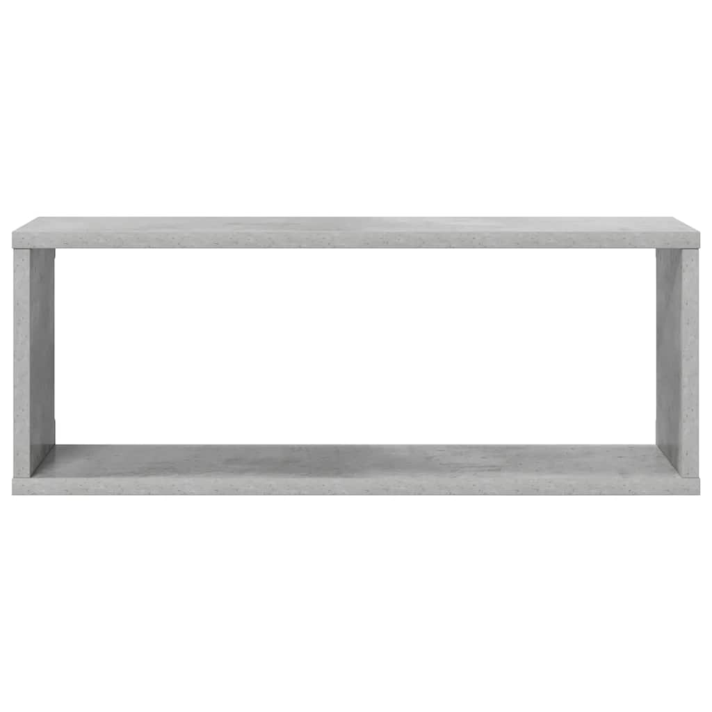 vidaXL Étagères cubes 6 pcs Gris béton 60x15x23 cm Bois d'ingénierie