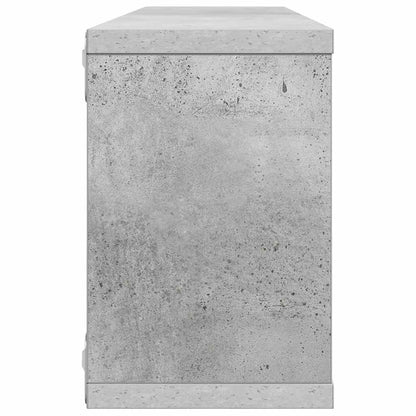 vidaXL Étagères cubes 6 pcs Gris béton 60x15x23 cm Bois d'ingénierie