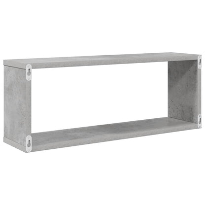 vidaXL Étagères cubes 6 pcs Gris béton 60x15x23 cm Bois d'ingénierie